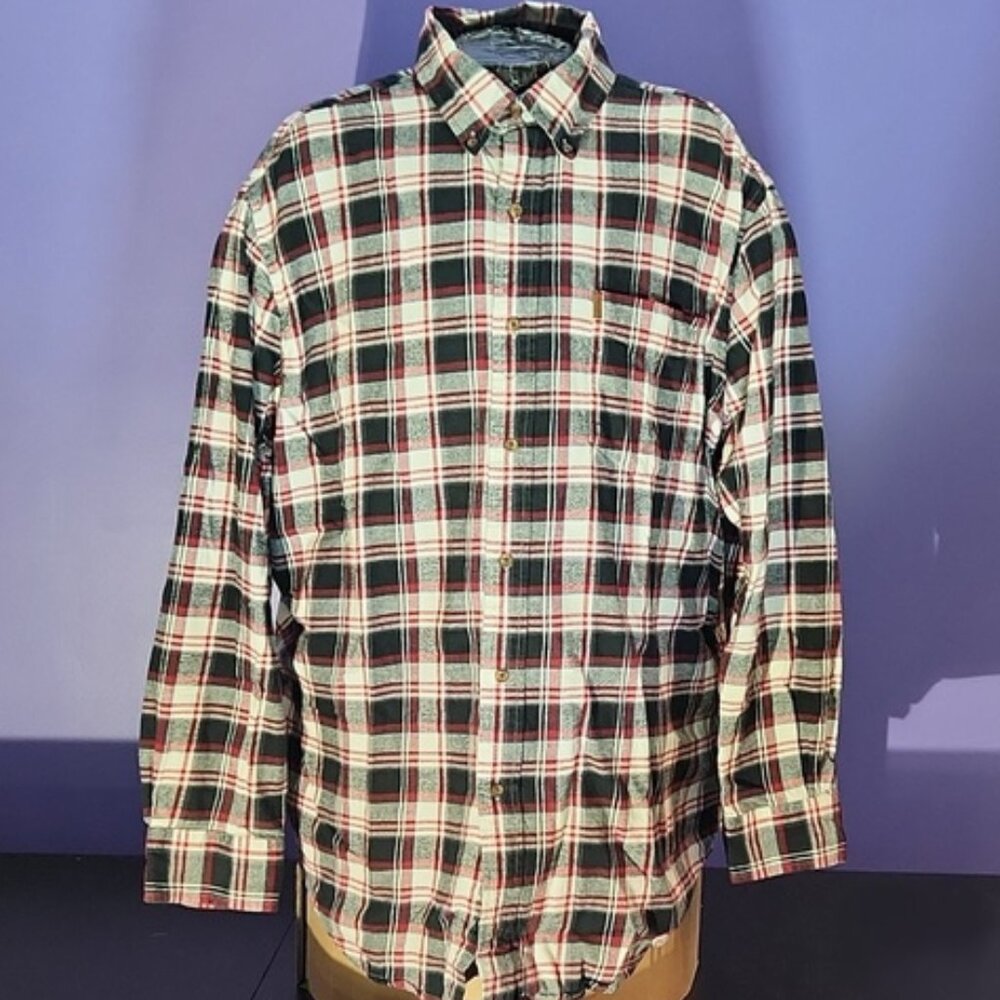 Chaps Performance Button Down Flannel